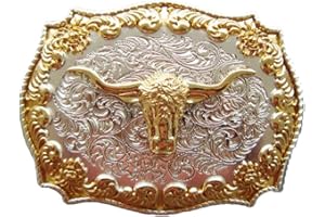 Urban Backwoods Longhorn VII Gürtelschnalle für Wechselgürtel Buckle