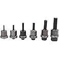 RUANI 6Pcs Hand Rivet Nut Head Nuts Simple Installation Manual Riveter Rivnut Tool Accessory for Nuts M3 M5 M6 M8 M10, Black