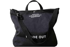 UICIOP Women Canvas Tote Handbags Casual Shoulder Work Bag Crossbody Top Handle Bag Cross-body Handbags