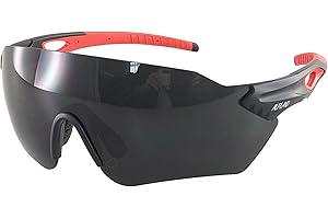 Alpland Lunettes de glacier - Lunettes de montagne - Lunettes d'escalade - Lunettes de ski - Lunettes de protection catégorie 4 - Grand champ de vision