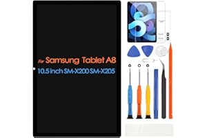 ARSSLY LCD Display for Samsung Galaxy Tablet Tab A8 10.5 2021 SM-X200 SM-X205 Screen Replacement Digitizer Touch Screen Assembly Replacement with Repair Tools, Black