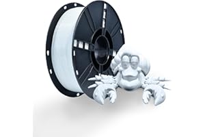 iBOSS PETG Filamento 1,75 mm, filamento per stampante 3D ad alta velocità, precisione di misurazione +/- 0,02 mm, bobina da 1 kg (2,2 LBS), velocità PETG per stampanti 3D ad alta velocità, grigio