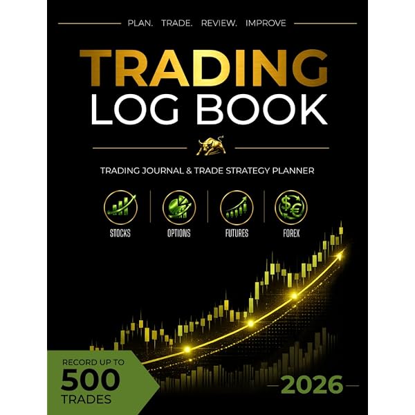 Trading Journal: Stock trading log and investment journal notebook