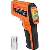 ThermoPro TP450 End&uuml;striyel Kızıl&ouml;tesi Lazer Termometre, -50&deg;C ile 550&deg;C Temassız Isı &Ouml;l&ccedil;er Tabanca, &Ccedil;ift Lazerli ve Ayarlana