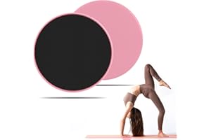 TIRYNS 2Pièce Core Sliders Disques de Glisse à Double Face Disque de Fitness Abdominaux Core Disque Glisseur Gliding Discs Equipement d'Exercice pour Yoga Pilates Crossfit Gym Famille Abdominale Workout