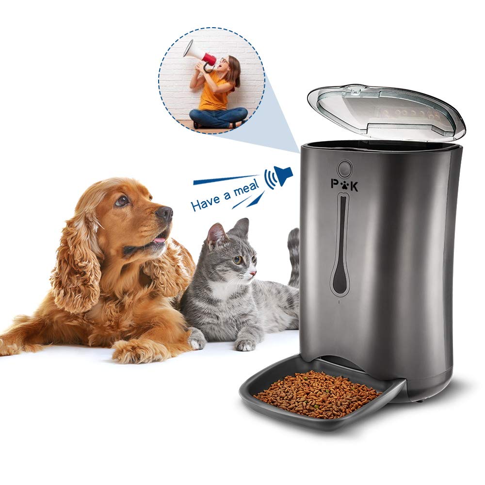 automatic dog food dispenser with timer
