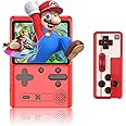 SYOSI Retro Handheld Game Console with 500 Classical FC Games 3.0 Inches Screen Portable Video Game Consoles Handheld Video Games Support for Connecting TV and Two Players, Red