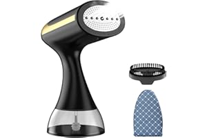 COVACURE Clothes Steamer, 2 in 1 Iron & Steamer for Quick Wrinkle Removal,1500W Travel Steamer for Clothes with 6.56ft Long Power Cord for Home, Office and Travel