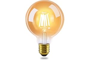 GBLY Bombilla LED E27, bombilla grande de 4W en forma inusual, bombilla decorativa de 2200K de color blanco cálido, color dorado, se puede utilizar como luz colgante, 22* ​15.5 * 16cm
