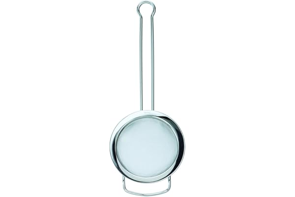 RÖSLE Passoire Tamis de Cuisine à Mailles Fines - Passoire de Haute Qualité pour Égoutter, Tamiser et Blanchir, avec Poignée - Acier Inoxydable 18/10 - Va au Lave-Vaisselle - 20 cm
