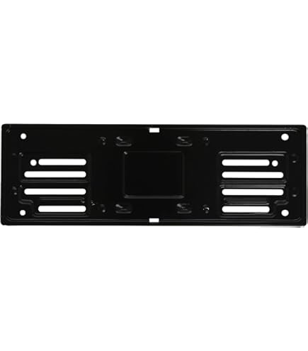 Portatarga Anteriore Auto In Polipropilene - Universale E Resistente, Nero - Foto 11