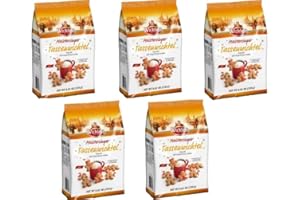5 x Wicklein Tassenwichtel naturell a 250g (Mini Lebkuchenmännchen für den Tassenrand)+ Space Riegel von Onlineshop Bormann