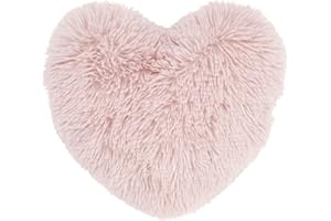 Catherine Lansfield Cuddly Heart 3D Cushion Blush, Shaped