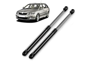 ‎ARANA Arana 2x Heckklappe Dämpfer Gasdruckfeder kompatibel mit SKODA Octavia II 1Z5 2004-2013 alle Motoren Estate Gasdruckdämpfer Gasdruckfedern Gasfeder, Replace# 1Z9827550
