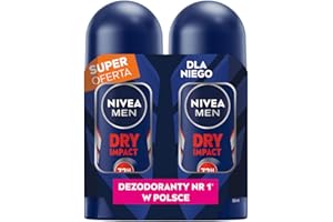 ‎NIVEA MEN NIVEA MEN Dry Impact antyperspirant w kulce 72H, 2x50ml