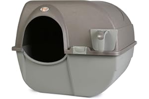 Omega Paw - Roll'n Clean - Bac à litière autonettoyant - Chat moins de 6 kgs