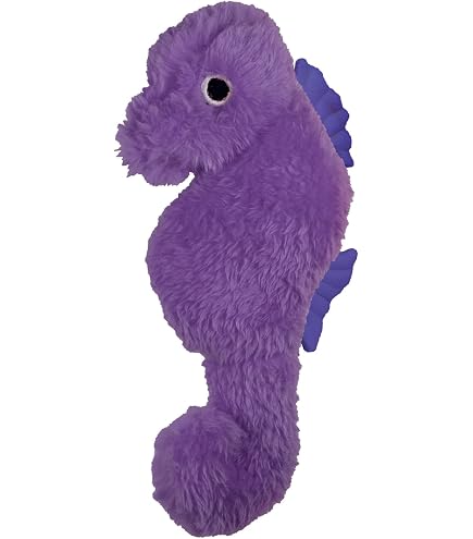 Seepferdchen Kuscheltier Von Uni-Toys – 24 Cm, Grün, Aus Weichem Plüsch, Mit Metallplakette