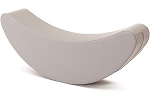 IGLU Soft Play Softbausteine Schaukelpferd Banane Forme Schaukeltier Schaukelspielzeug Kinder Baby Spielzeug (Grau)