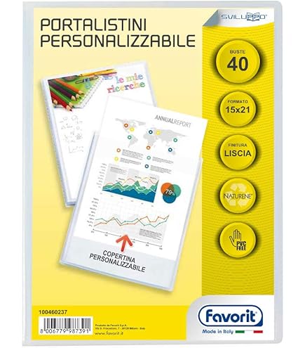 Raccoglitore Presentazioni Eco-eco A5 - 20 Tasc Trasparenti, 50% Riciclato, Per Documenti E Fogli Sciolti - Foto 8