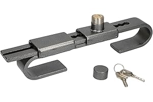 RYME AUTOMOTIVE Candado Antirrobo Bloqueo de Falleba Ajustable de 220 a 430 mm. (38 mm.) Cerradura puertas Camión para contenedores, semirremolques con Fallebas. Acero Endurecido