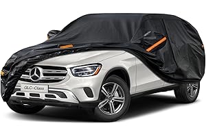‎KAYME Kayme Car Cover Waterproof Breathable for Mercedes Benz GLC (2015-2025), 7 Layers Full Garage Car Cover for Rain Sun Dust Protection Scratched Car Cover with Reflective Strips