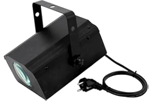 Eurolite LED FE-19 Flowereffekt | Lichteffekt für Ihren Partyraum | Strahleneffekt mit eingebautem Mikrofon zur Musiksteuerung