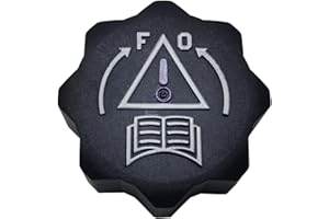 VSREI Tappo Radiatore Auto, Tappo Vaschetta Radiatore, Tappo Refrigerante Radiatori ABS compatibile con Peugeot Citroen, ad esempio 206 307 308 407 C1 C2 C3 C4 C5 etc, OEM: 1306E4 1306J5