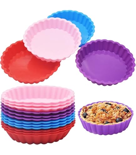 Stampini Per Crostatine Zenker Ø10,5cm - Set Da 6 In Carbon Steel Antiaderente, Linea Black Metallic - Foto 14