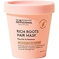 Delhicious Rich Roots 3-in-1 Hair Mask with Amla Oil & Coconut - Hair & Scalp Treatment for Dry, Damaged Hair - Shea Butter, Mango Butter - Vegan, Natural, Ayurveda - Sulphate Free Hair Mask - 175g