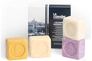 La Corvette – Les Pavés Marseillais – Cofre 4 jabones 100g – Aromas provenzales