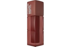 Maybelline New York Lip Tint, Super Stay Teddy Tint, Up To 12 Hour Blurred Matte Lipstick, Plush Comfort, Longwear Makeup, Hydrating & Transferproof, Vegan, 8 Buildable Lip Shades, Shade: Mascara Tear