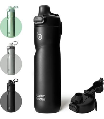 ZULU Ace Edelstahl-Trinkflasche 680 Ml – Isoliert, Auslaufsicher, Mit Abnehmbarem Boden Für Easy Reinigung!