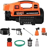 Shakti Technology S3 High Pressure Car Washer Machine 1800 Watts and Pressure 120 Bar for Cleaning Car, Bike & Home (S3)