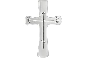 NKlaus Pendentif Jésus Croix 925 Argent Orthodoxe Pendentif Symbole de Foi K53