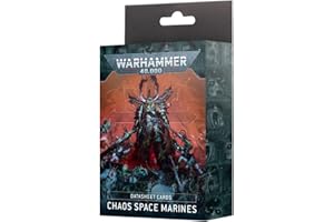 Games Workshop - Warhammer 40 000 - Karty arkusza danych: kosmiczni marines chaosu