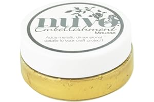 Tonic Studios 802n Nuvo Mousse Décorative Indian Gold 7 x 7 x 7 cm