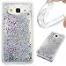 Produktbild Hülle für Galaxy J5 2015,Galaxy J5 2015 Hülle Glitzer,Galaxy J5 2015 Hülle Silikon ,Roreikes Durchsichtige Handyhülle Creative Case Bunten Transparente Kristallklaren Sparkly Silikon TPU Weich Crystal Case Schutzhülle Back Cover Schwimmenden Liquid Quicksand Bling Glitzer Fließen Flüssig Flüssigkeit Handyhülle Tasche Etui Bumper für Samsung Galaxy J5 2015 US Model