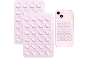 BinXiaoQin 2 Stück Silikon Handy Saugnapf Halterung,Silikon Saugnapf Handyhülle Handyhüllen,silikon Handyhalterung Saugnapf Handy Kleber Rückseite saugnapf,Octobuddy Phone Suction Handyhalter