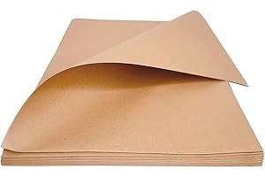 TECNOGRAFICA Carta da Regalo Avana Kraft 50x70 cm | Carta Kraft Millerighe Colore Avana da 80 g/m² Ideale per Confezioni, Pacchi Regalo Vintage, Artigianale, Natale, Compleanno, Eventi Vari. (10)