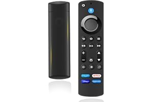 GLITFIX Sprachfernbedienungsersatz (4 Gen) Kompatibel mit AM/Z Fir-TV-Stick (2nd Gen, 3rd Gen, 4K, 4K Max, Lite, HD), Fir-TV-Cube (2nd Gen, 3rd Gen)