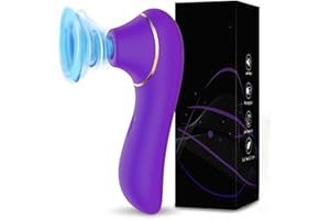 AGHPDH Vîbrâdorâdor de Mùjêr Jùgṹetës Erótîcoš para Ṗarëja Sëxuálës Sùcciønadør Clîťoris Femènịnô Müjèr más vendido Masajeador portátil 5 modos eléctrico Côṋsôlâdőres.. para recargable (L4-Púrpura)