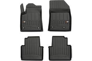 IMJ-GLOBAL Tappetini per auto ProLine 3D compatibile con CITROEN C3 Aircross II 2017 in poi su misura in gomma | Set di tappetini premium | Materiale TPE durevole | Bordini più alti