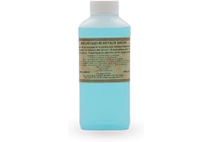 Comptoir d'Art - Brunisseur Métaux (0805) - Cuivre - Bronze - Laiton - Zinc - Nécessite Neutralisant (0804) pour application sur Métaux Ferreux (Brun, 250mL)