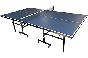 Juego DE Mesa Ping Pong Profesional Plegable Medidas reglamentarias: 274 x 152 cm Azul Nuevo Robusta Y Resistente