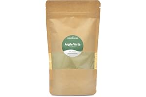 LA COMPAGNIE DES SENS Argile Verte Illite - Poudre surfine - 300g - Argile Brute 100% naturelle, qualité Premium - Pour la cosmétique maison
