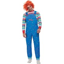 Costume Chucky Per Bambini Con Maschera E Coltello Finto - Tuta Horror Halloween - 3