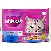 Whiskas Pouch Balık Favorileri Yetişkin Kedi Konservesi 85gr 4'l&uuml;