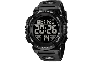 BEN NEVIS Digital herrklocka militärklockor 5ATM vattentät utomhus kronograf militärklockor för män med LED-bakbelysning/larm/datum