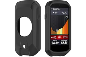 MEMELOKA Coque Compatible avec Garmin Edge 1050, Anti-Rayures et Antichoc TPU Souple Accessoires de Vélo GPS Housse de Protection pour Garmin Edge 1050 - Noir