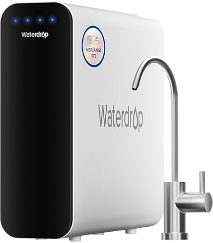 Système De Filtration D'eau Par Le Bas WFM - Durée Filtre 3 Ans, Débit 7L/min, Réduction Calcaire Et Métaux